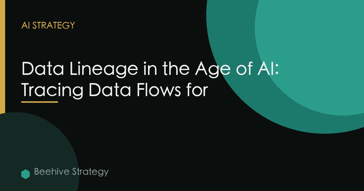 Data Lineage Ai Governance Compliance Tracing