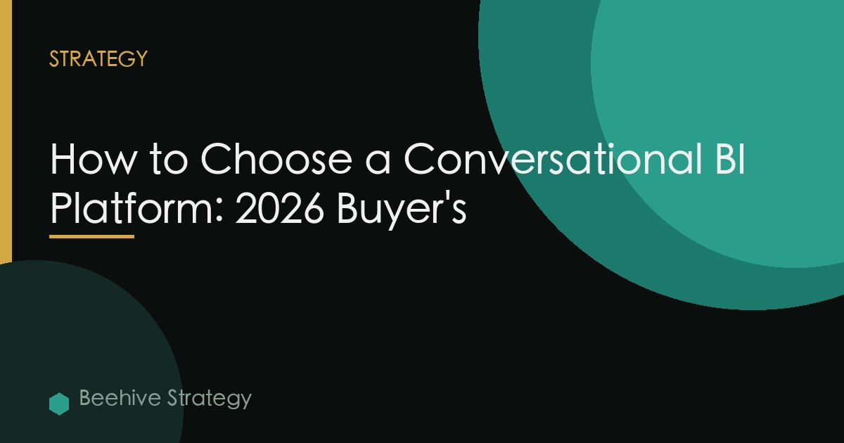 How to Choose a Conversational BI Platform: 2026 Buyer's