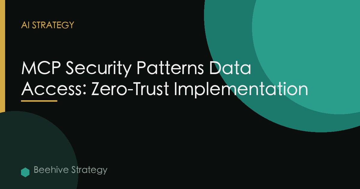 Mcp Enterprise Data Access Security Patterns