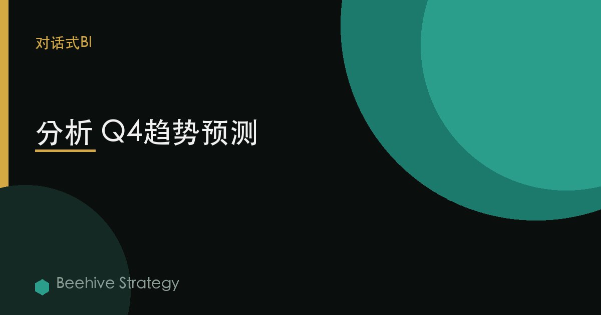 分析 Q4趋势预测 | Beehive