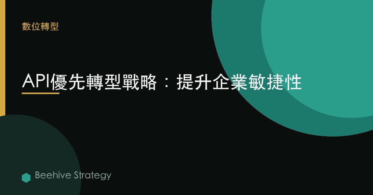 API-first 轉型 戰略：2026年企業實踐指南 | 蜂啓諮詢