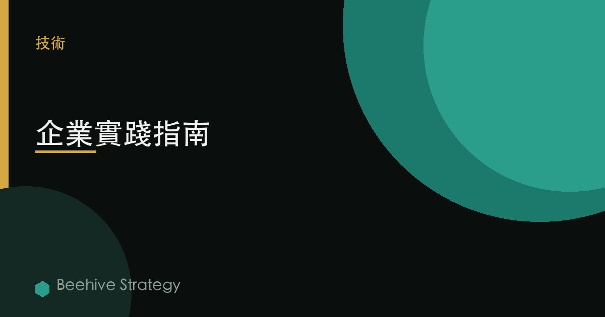 企業實踐指南